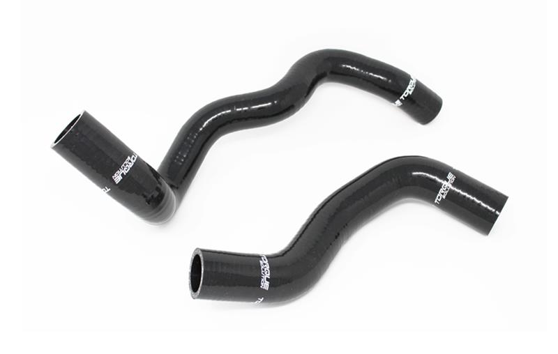 Ford Focus RS Radiator Hose Kit - Torque Solution - Silicone - Black - `16-`27